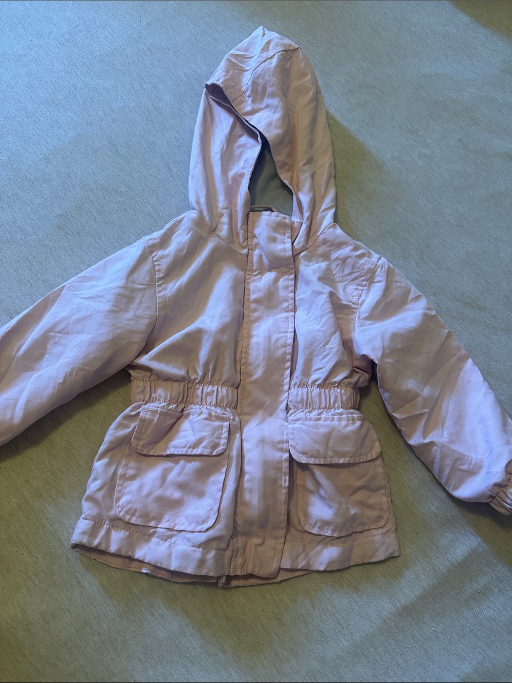 wonder nation Light Pink Hooded Raincoat